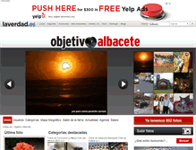Tablet Screenshot of objetivoalbacete.laverdad.es