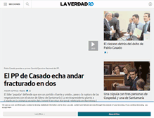 Tablet Screenshot of laverdad.es