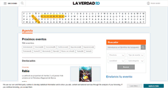 Desktop Screenshot of agenda.laverdad.es