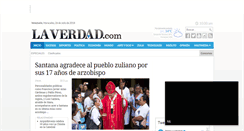 Desktop Screenshot of laverdad.com