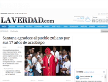 Tablet Screenshot of laverdad.com