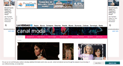 Desktop Screenshot of moda.laverdad.es