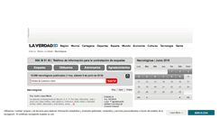 Desktop Screenshot of esquelas.laverdad.es