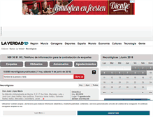 Tablet Screenshot of esquelas.laverdad.es