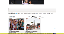 Desktop Screenshot of carreras.laverdad.es
